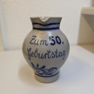 Bembel 1,5 Liter (20cm) <br> "Zum 50. Geburtstag"